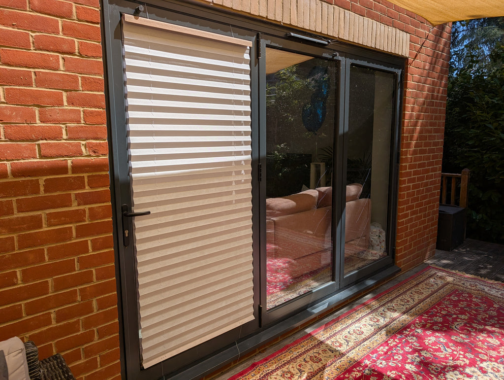 External Solar-Block Blind for Bifold Doors