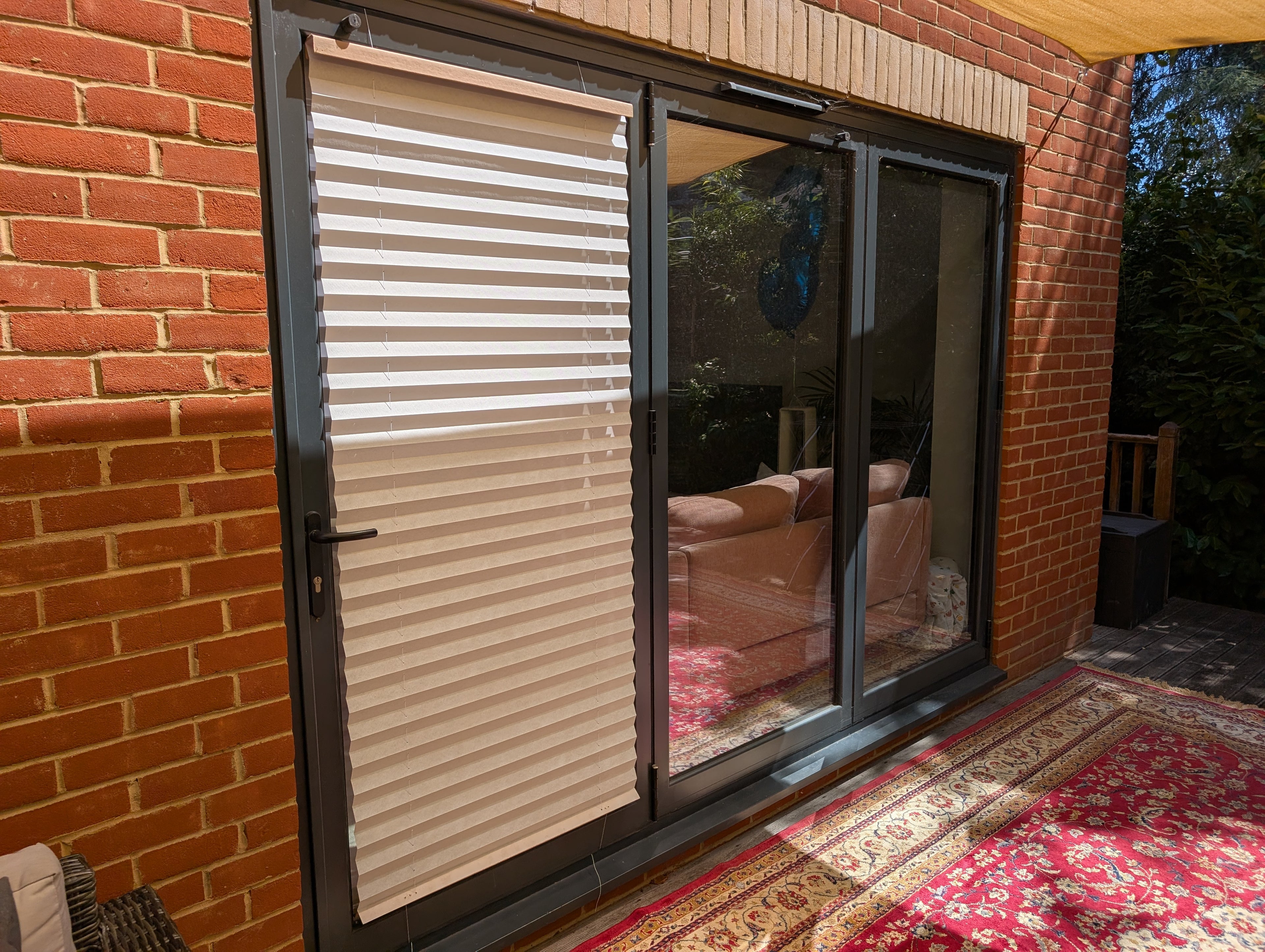 External Solar-Block Blind for Bifold Doors
