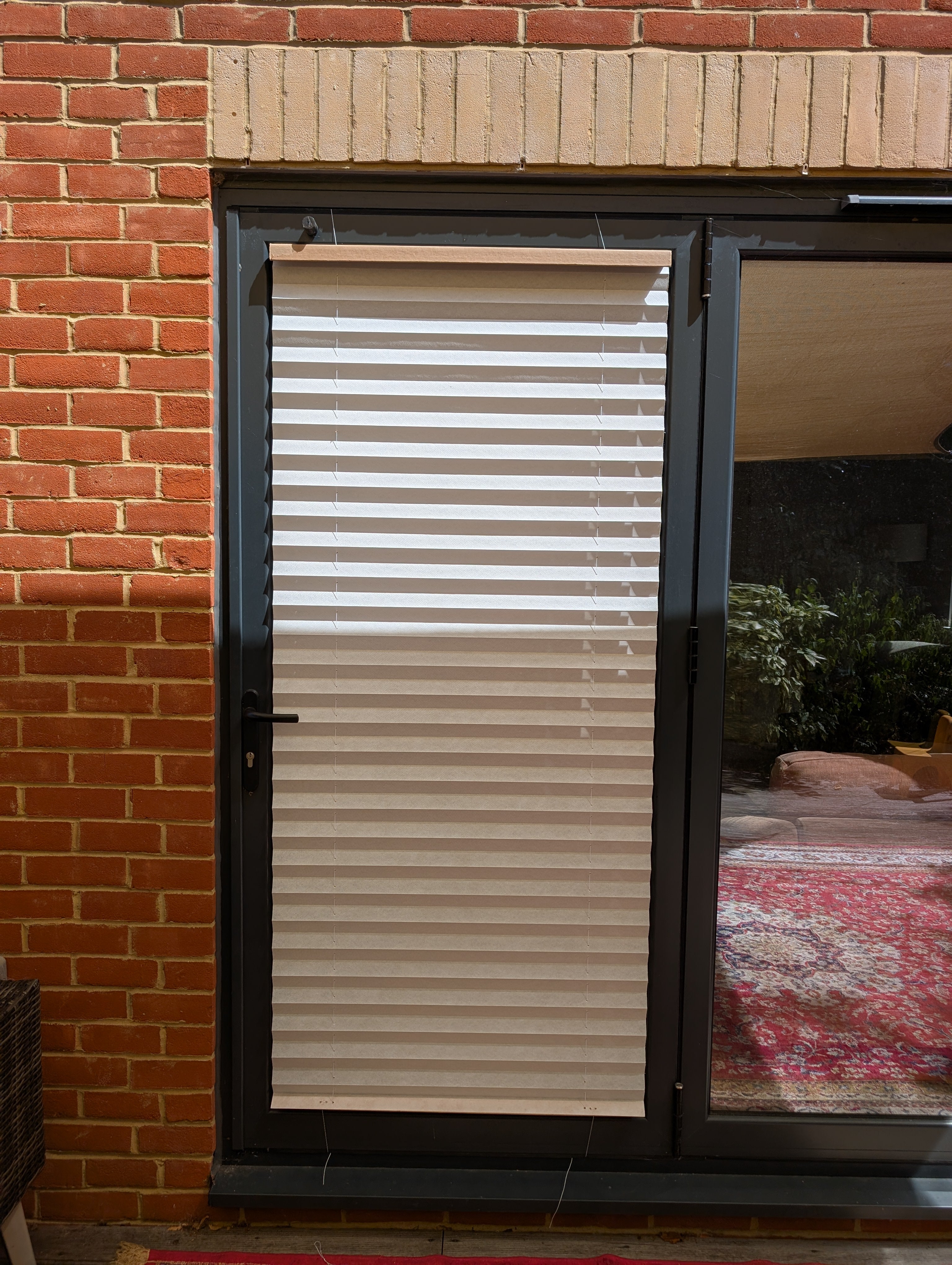 External Solar-Block Blind for Bifold Doors